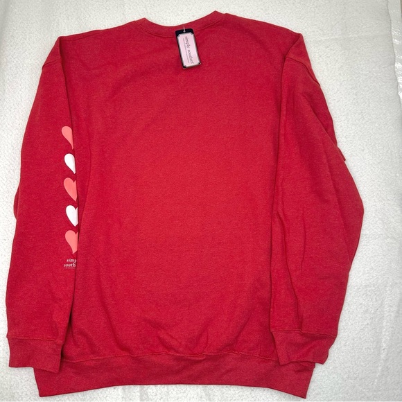 Simply Southern Be Mine Valentine Sweatshirt NWT - Picture 6 of 9